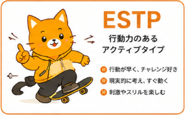 ESTPタイプのキャラクターカード