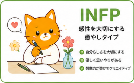 INFPタイプのキャラクターカード